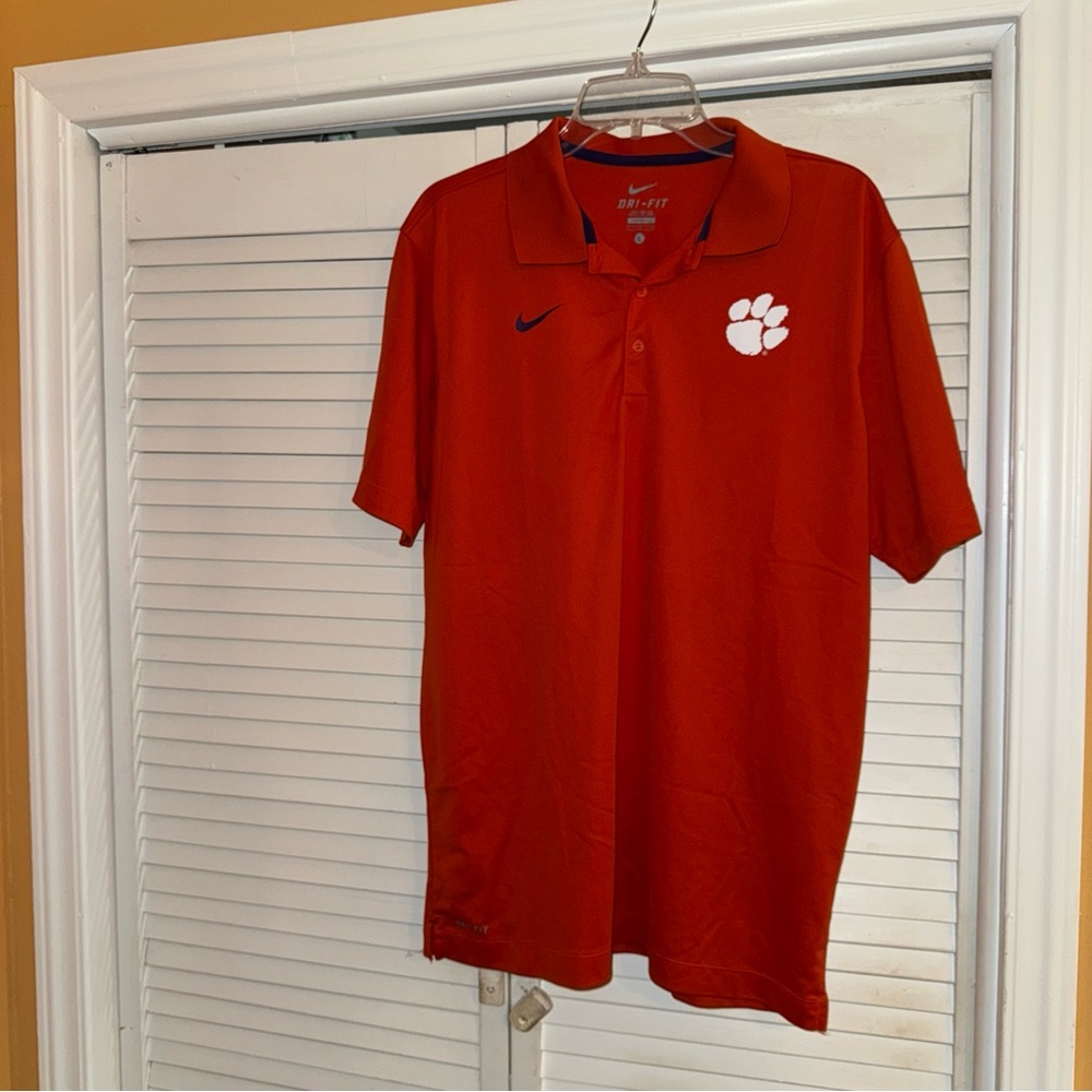 Nike Orange Polo Shirt